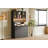 Kitchen Pantry Cabinet,71 in Tall Storage Cabinet with Doors and Shelves Adjustable, Kitchen Storage Hutch with Microwave Shelf , Led Lights and Charging Station,Corner Pantry Cabinet, Black-1252951222