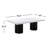 Tov Furniture Nova White Lacquer Dining Table
