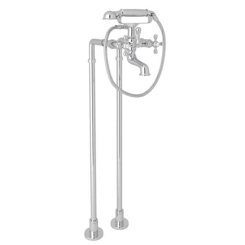 Arcana™ Double Handle Clawfoot Tub Faucet, Polished Chrome