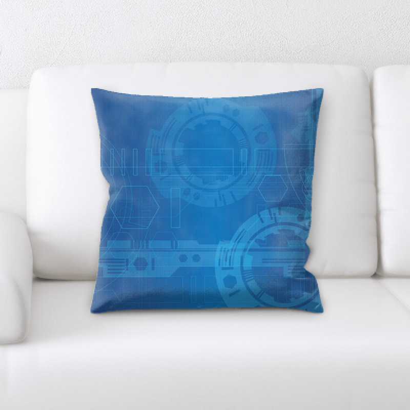 Coussin décoratif géométrique