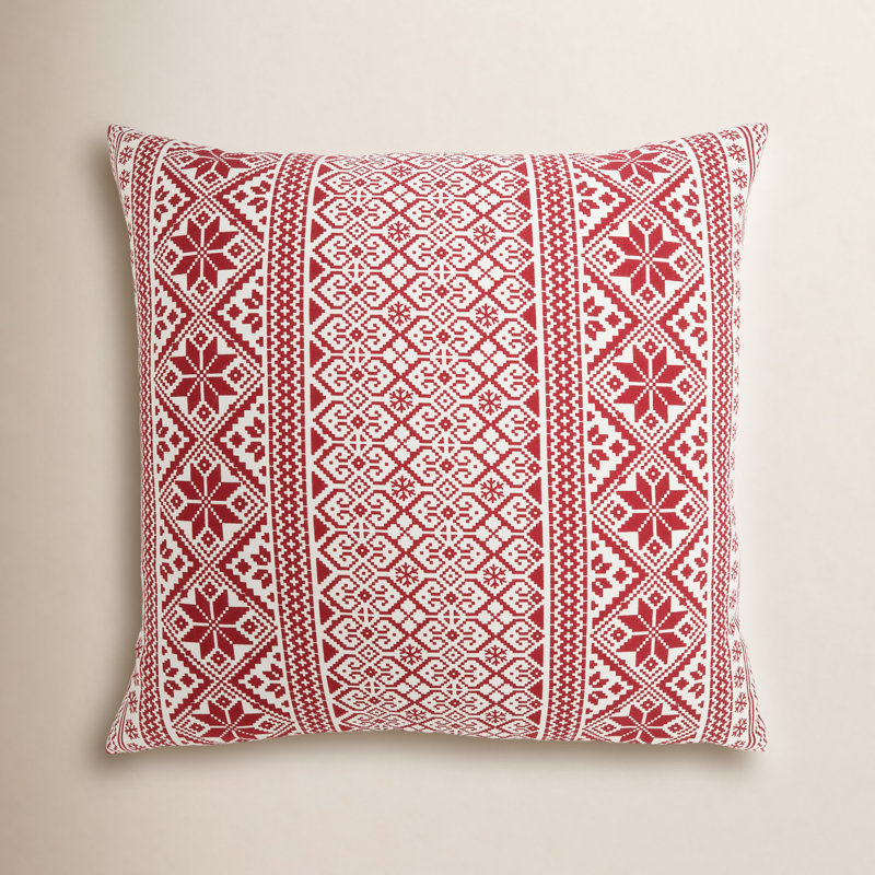 Glenroy Throw Pillow, Polyester/Polyfill