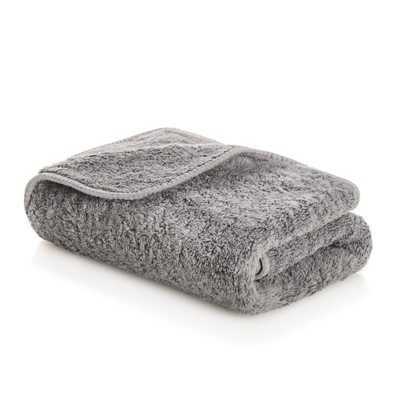 Long Double Loop Hand Towel, 18" W x 30" L, Anthracite