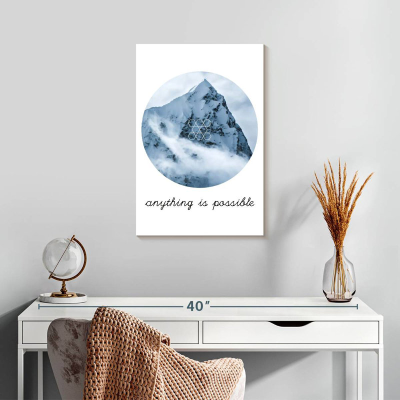 Tergel Geo Anything Is Possible, 24" H x 16" W