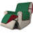 Vert / tissu rouge de Noël sélectionné