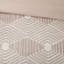 Housse de couette en coton rose pour très grand / très grand lit - motif géométrique, sans insert, motif rosé, insert-122450277
