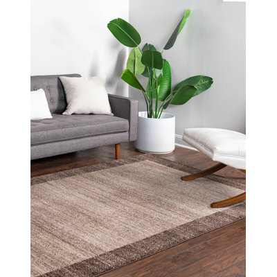 Hermina Brown Area Rug