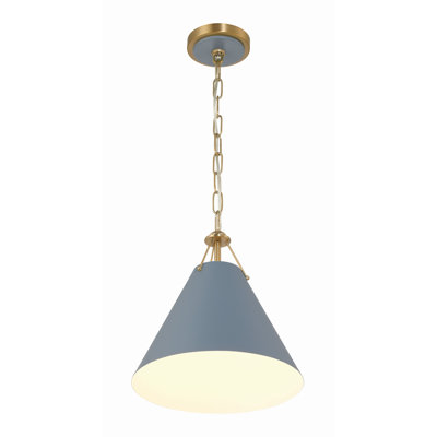 Luminaire suspendu conique à 1 lumière Kinston