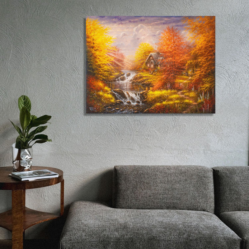 Art mural 18 po x 24 po Seclude Cottage