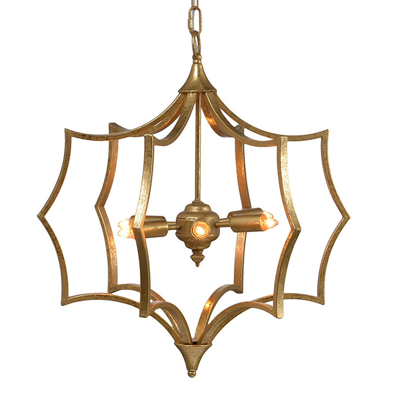 Lustre géométrique 6 lumières unique Mcwhirter