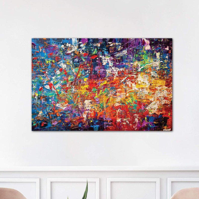 20 Million Things To Do by Osnat Tzadok - Wrapped Canvas Painting, 66.04 cm H x 45.72 cm W x 1.91 cm D