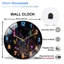 Horloge murale Cyberpunk City