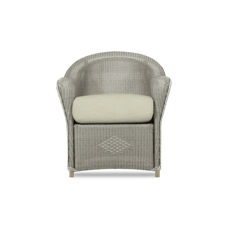 Reflections Outdoor Dining Armchair, Botanic Willow, Pewter