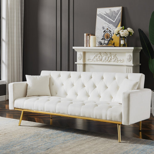 White Sofa Beds You'll Love - Wayfair Canada