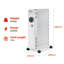 Igenix 2000W Oil Filled Radiator White