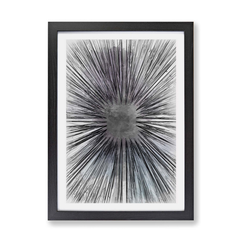 Lost in Space - Framed Print, 24cm H x 33cm W x 2cm D, Black