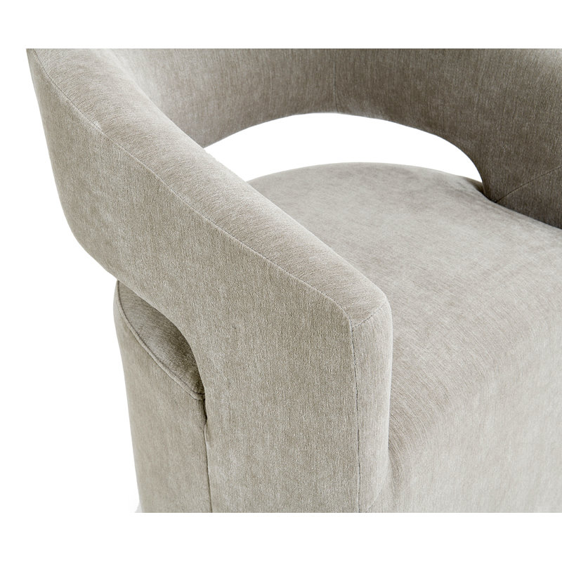 Chaise avec accoudoirs 1Pc, Taupe