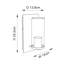 Alzahraa Steel Flush Mounted Sconce-91291143