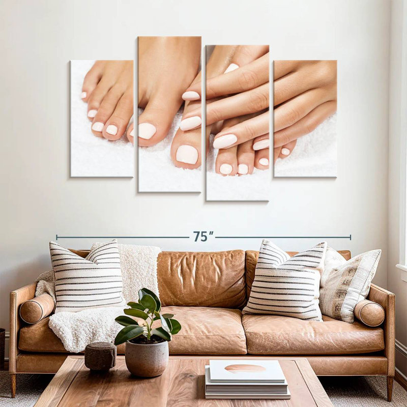 Shuttleworth Clean White Nails, 42" H x 68" W