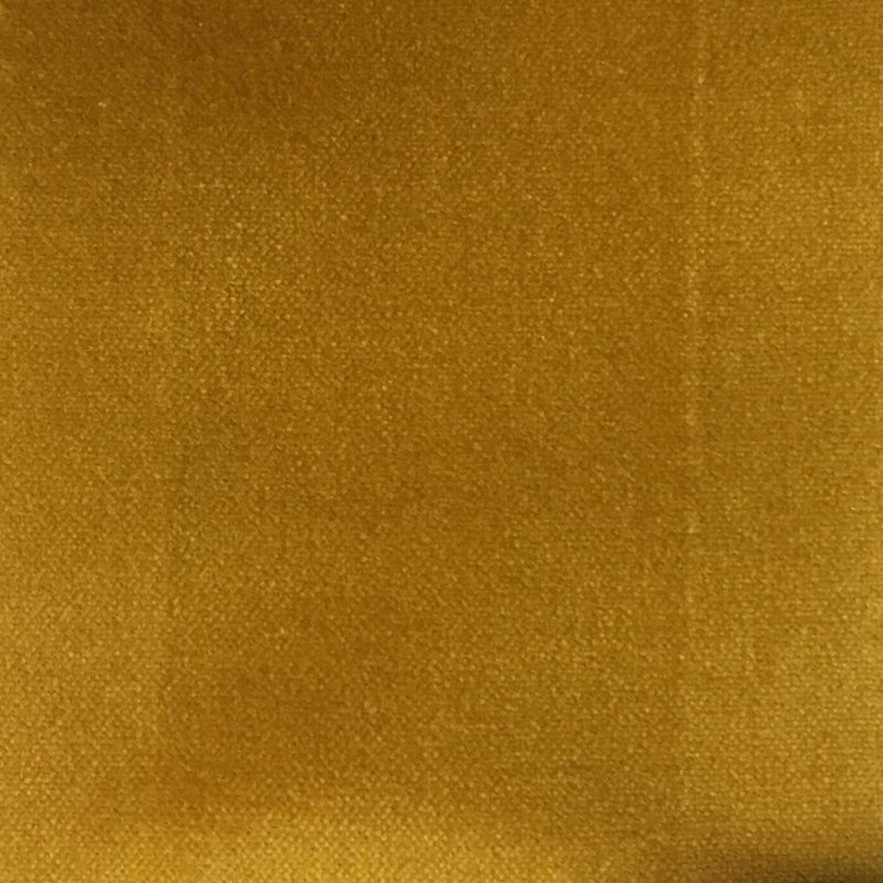 Bowie-Regal Cotton Plain Velvet Upholstery Fabric, Antique Gold