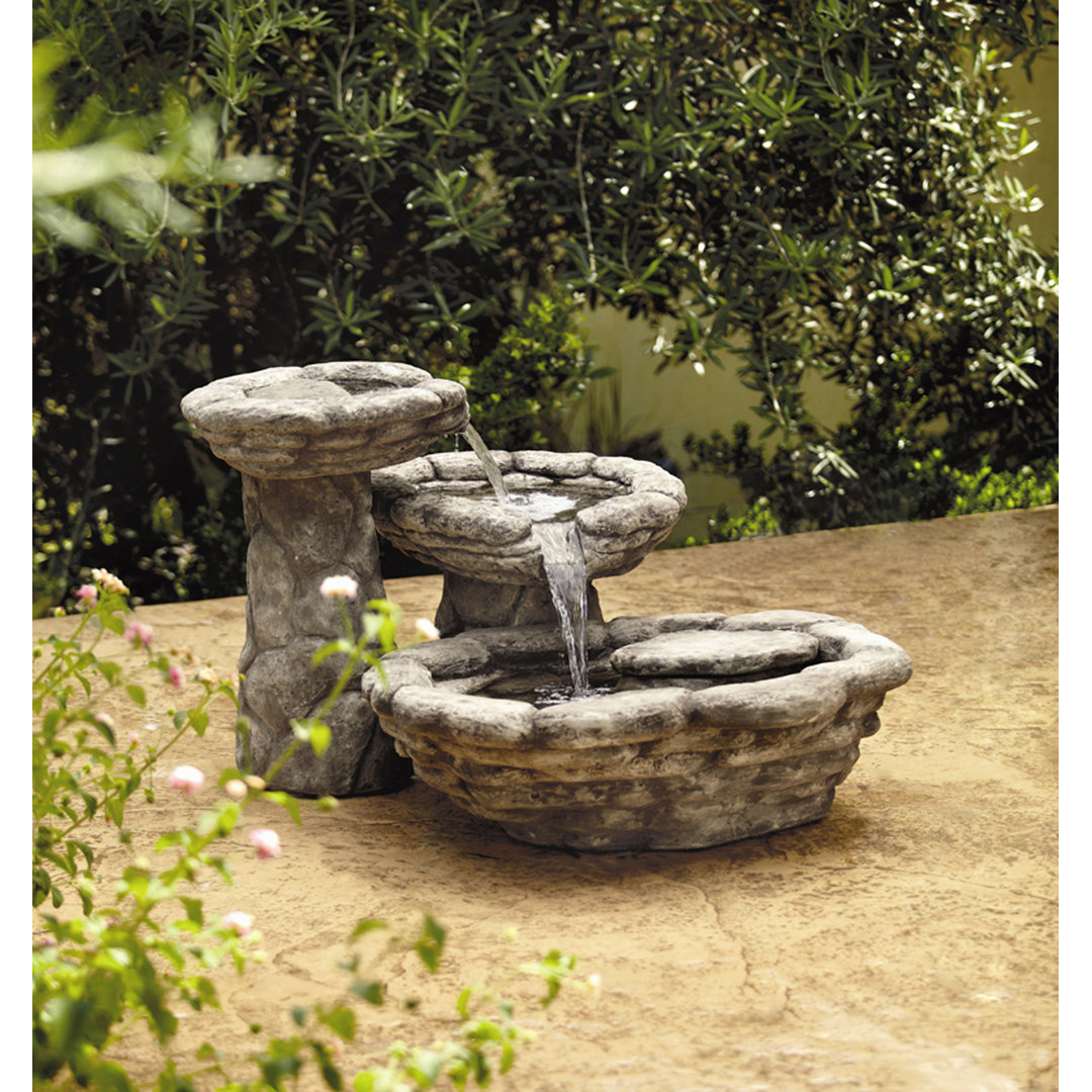 Mini Cascade Cast Stone Fountain Florence & New Italian Art Company 