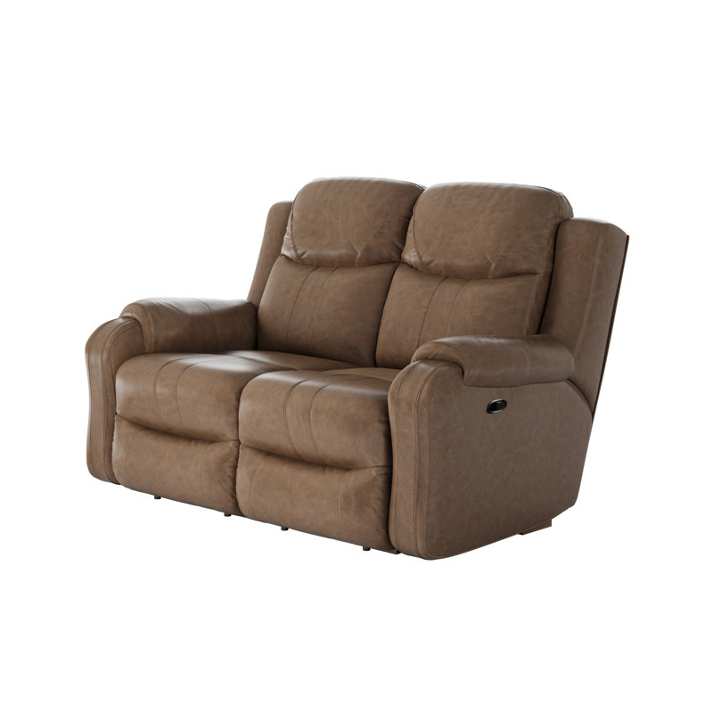 Causeuse inclinable double Marvel, Marron foncé
