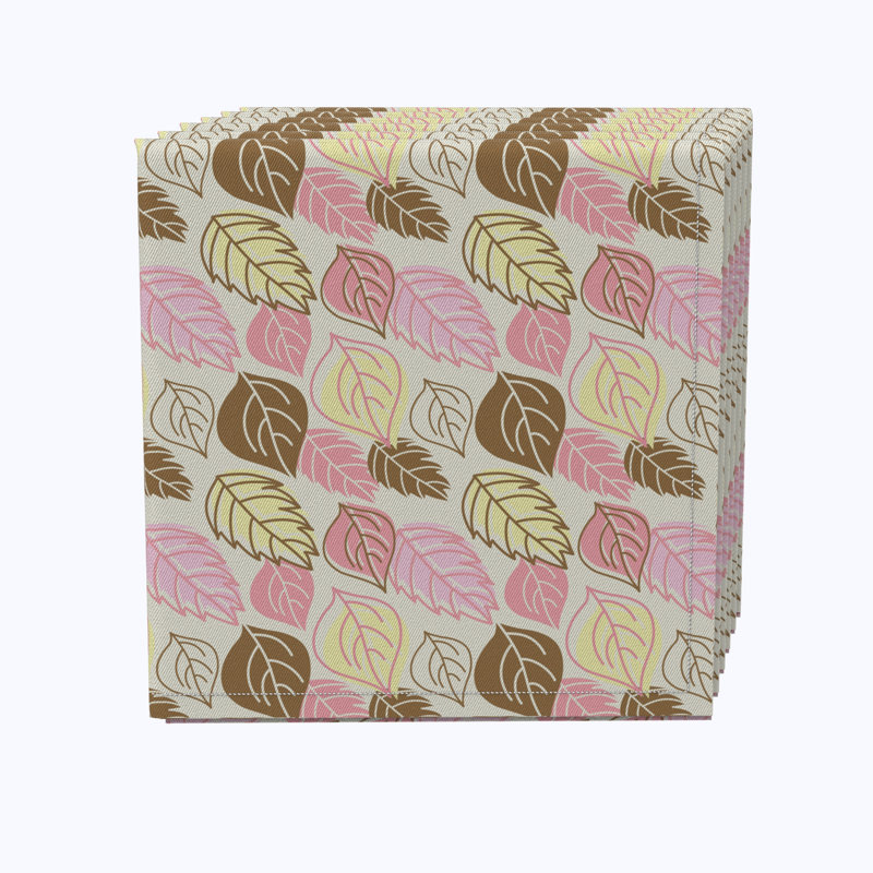 Cotton Floral Square Napkin