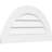 Fixation semi-ronde en surface: évent fonctionnel, cadre standard en PVC-43314074