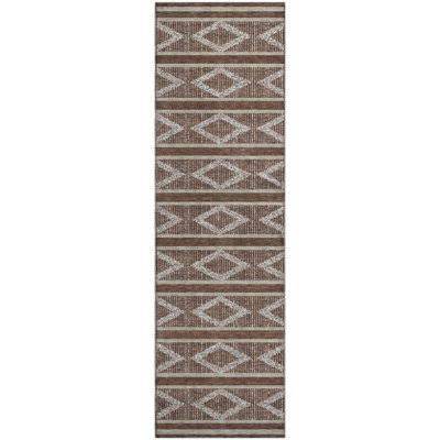 Premium Machine Washable Birchview AMF1029 Geometric Rug