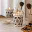 Bougie décorative en jasmin pour bibliothèque - Accent moderne pour table basse, chambre à coucher ou salon - brun-1305868051