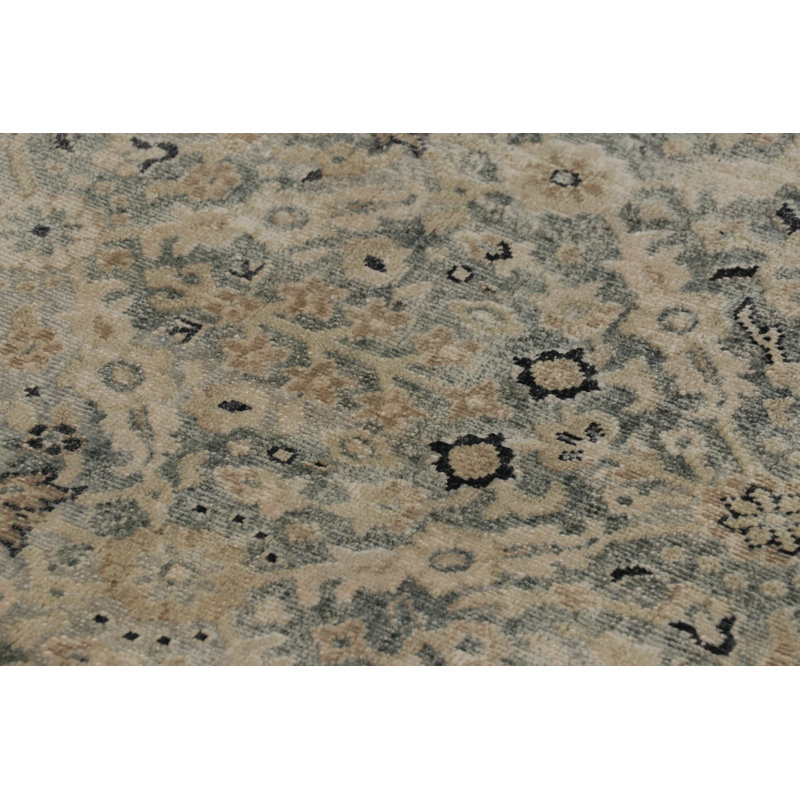 Modern Classic Hand Knotted Area Rug, Rectangle 8' x 10'
