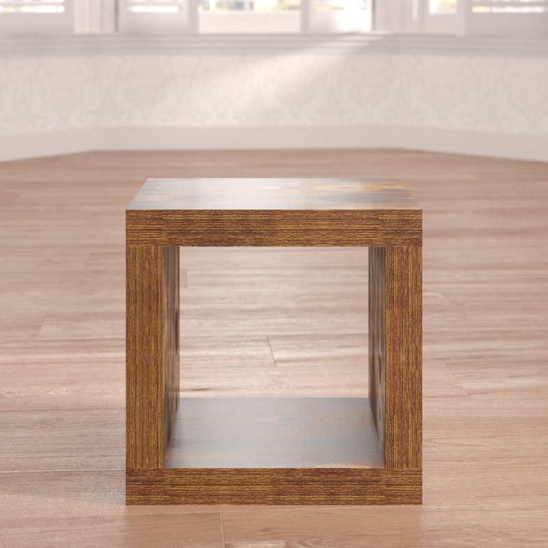Alguno Floor Shelf End Table