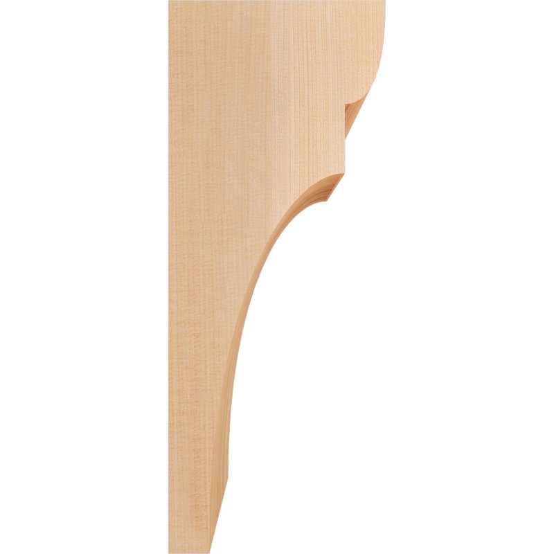 Yorktown Corbel, H 14 po x l 5,5 po x P 6 po, Cèdre rouge, Lisse