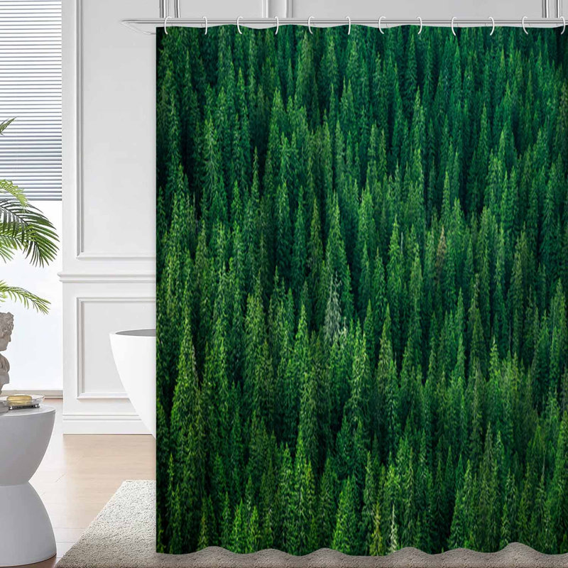 Rideau de douche Tops Trees, L 72 po x l 84 po