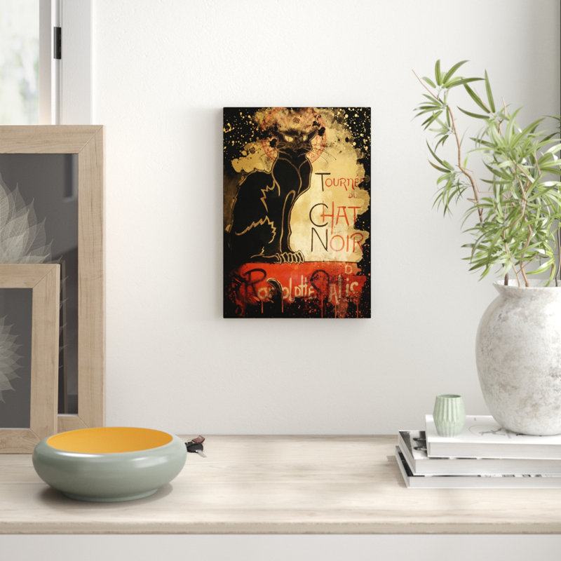 Theophile Steinlen - Wrapped Canvas, 50cm H x 35cm W