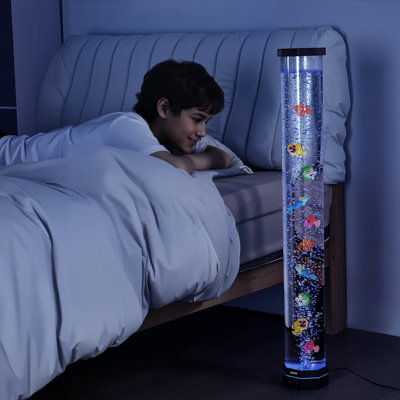Bubble Tube Lamp 16 Colour Sensory Aquarium Lamp for Relief Calming