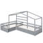 Lit plateforme simple à 3 tiroirs dans la chambre à coucher de taille essentielle avec rangement solide et confortable-1254778869