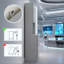 Grand garde-manger avec micro-ondes-21517485