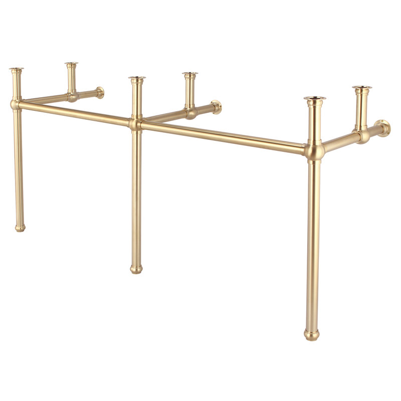 Base de meuble-lavabo double Copeland, Laiton satiné