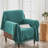 Knitted Blanket with Tassel Trim-100781414
