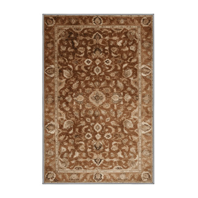 Machine Washable Persian Brown Area Rug
