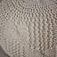 Pouf rond en coton Bordeaux, lavande-1730134611