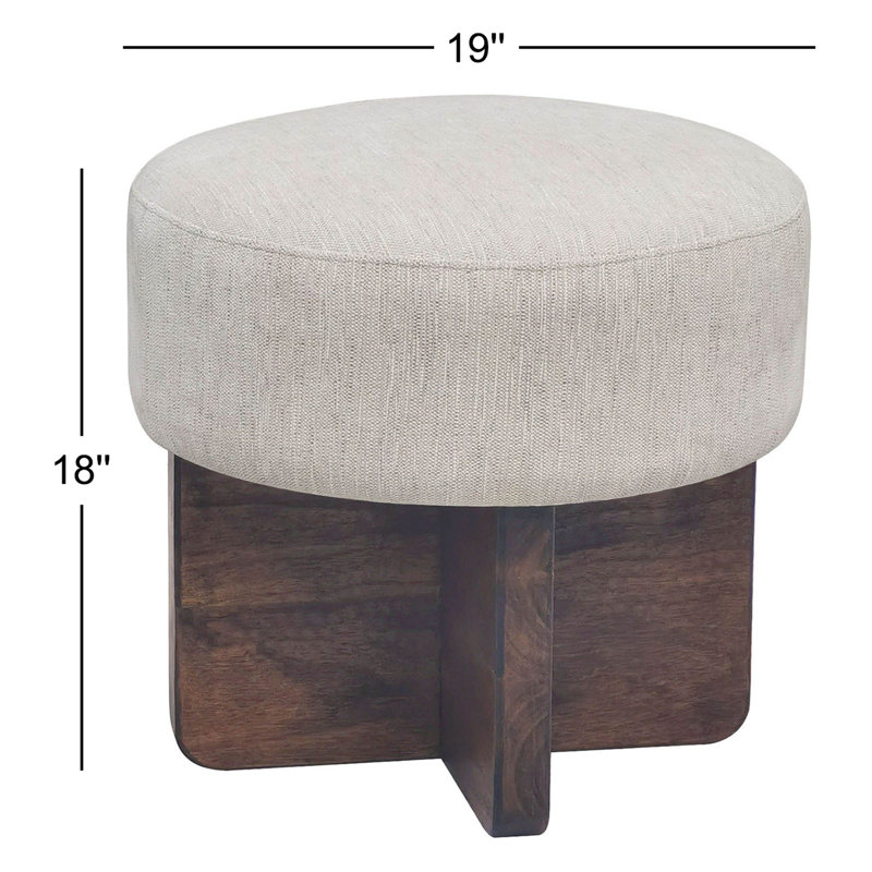 Gal Solid Wood Accent Stool