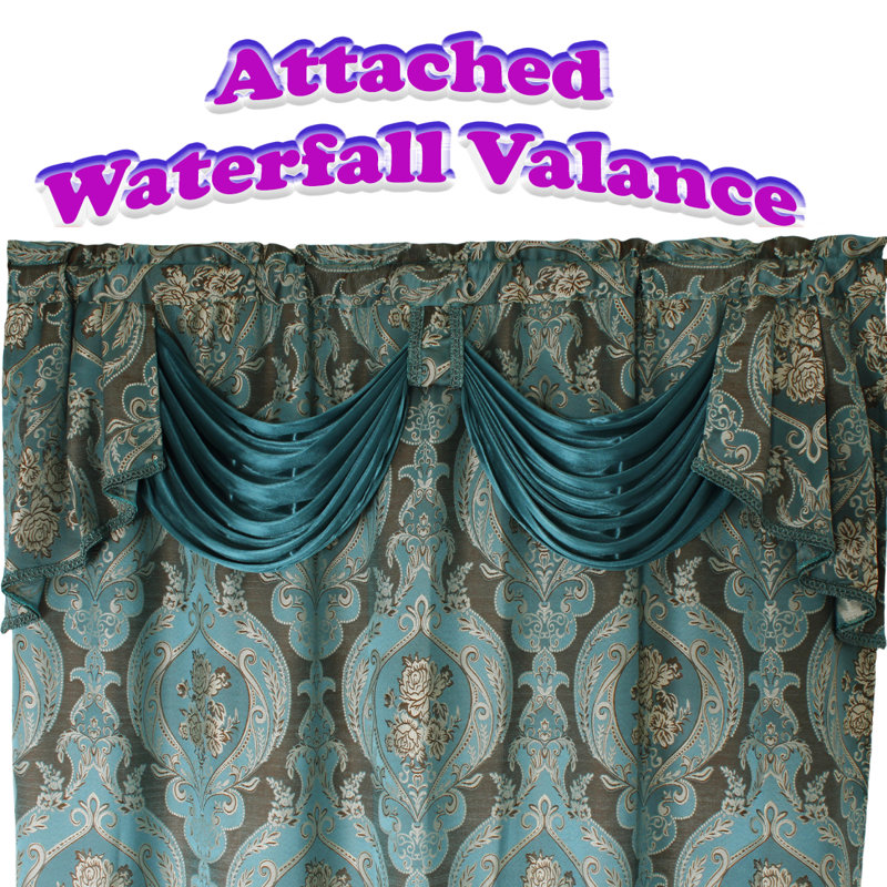 Vanwert Room Darkening Single Curtain Panel, Blue