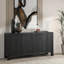 Buffet en chêne massif de 72 po de largeur Block-87687281