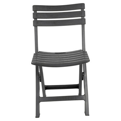 Ahriya Foldable Outdoor Patio Dining Side Chair with Cushion