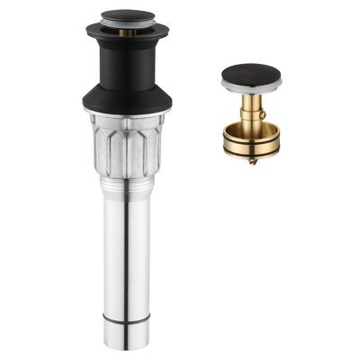 Pop-up Bathroom Sink Drain Without Overflow
