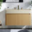 Modern Vanities, Solid Surface, Oak Storage-1982819403