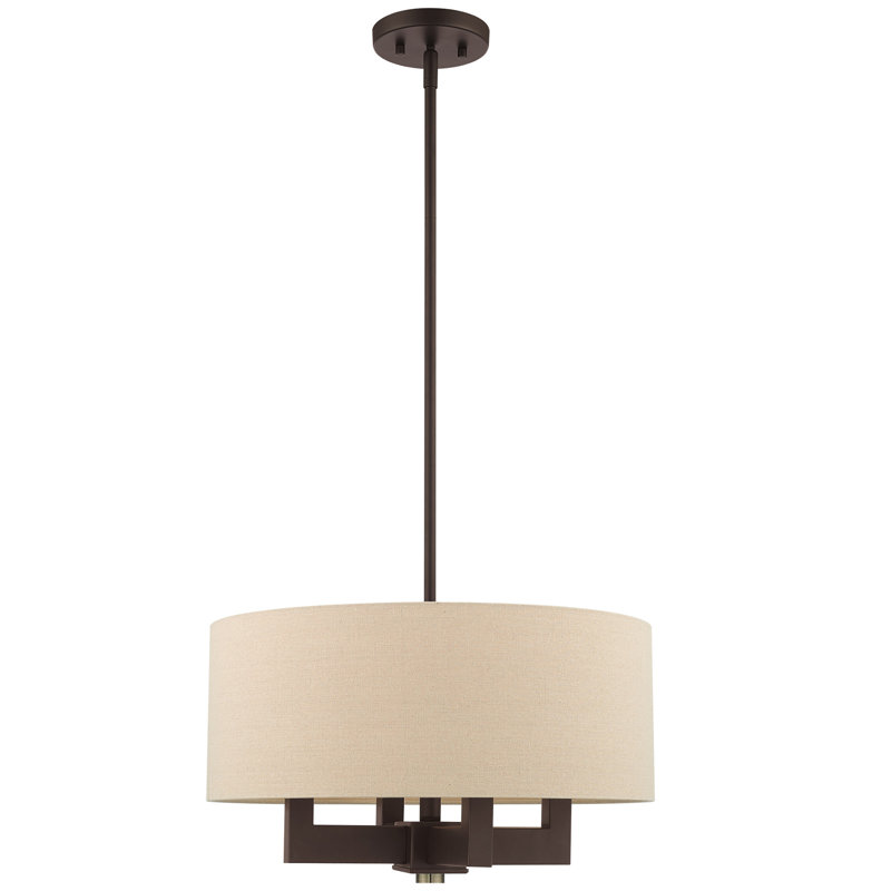 Litzy 4 - Light Dimmable Drum Chandelier