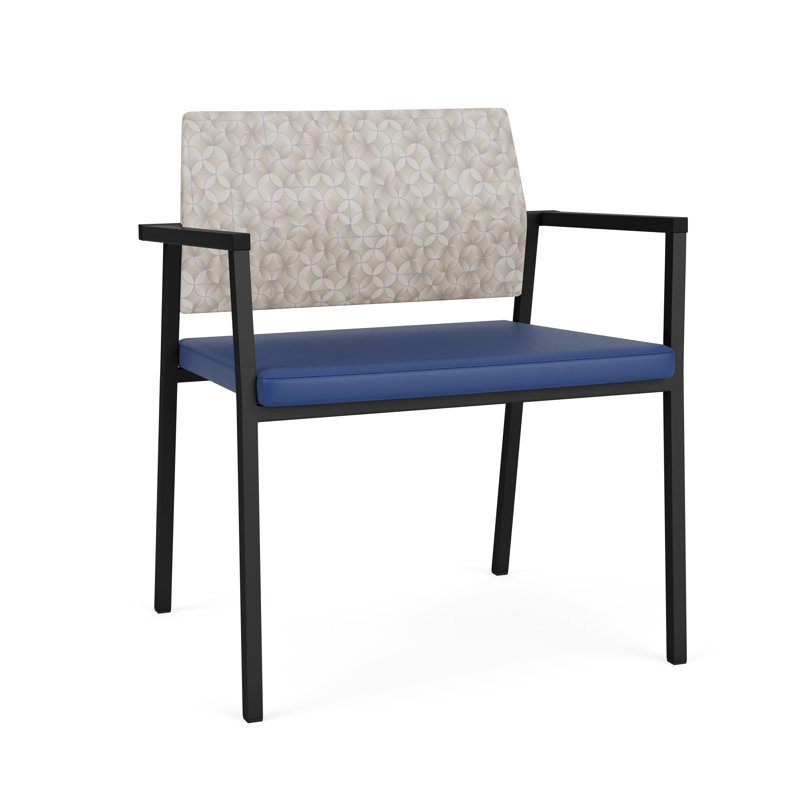 Fauteuil de réception Avon Rx, Noir, Kaléidoscope en vinyle Iceberg / vinyle Sentry