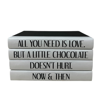 Quote Entertainment Decorative Book